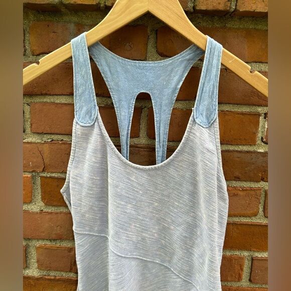 Free People Light Blue Bodycon Tank Dress - Picture 3 of 5
